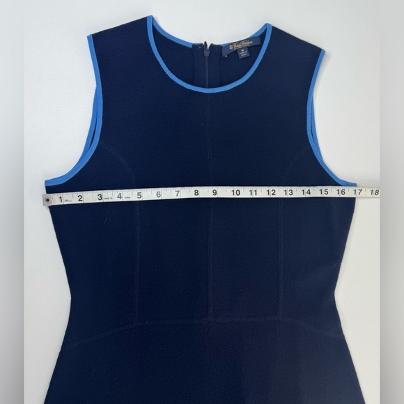 Brooks Brothers 100% Fine Merino Wool Knit Sheath Dress Womens Size Medium - Picture 5 of 9